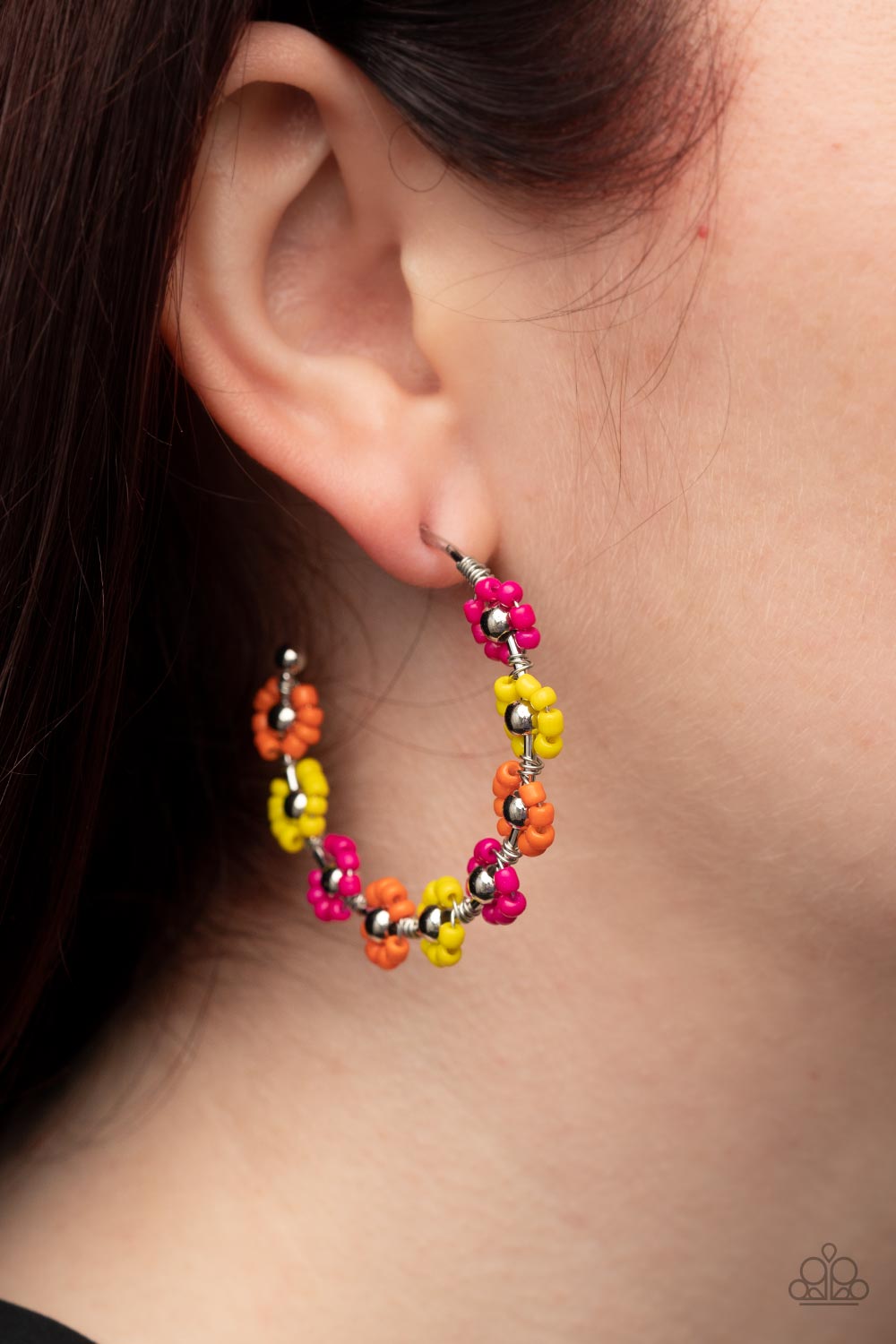 Growth Spurt - Multi Paparazzi Hoop Earrings