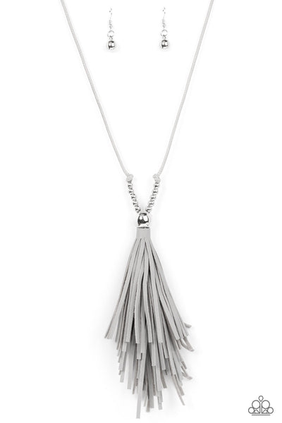 A Clean Sweep Paparazzi Silver Necklace