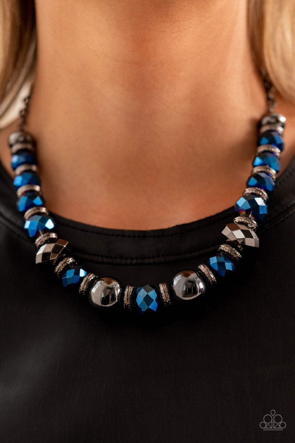 Interstellar Influencer - Blue Paparazzi Necklace