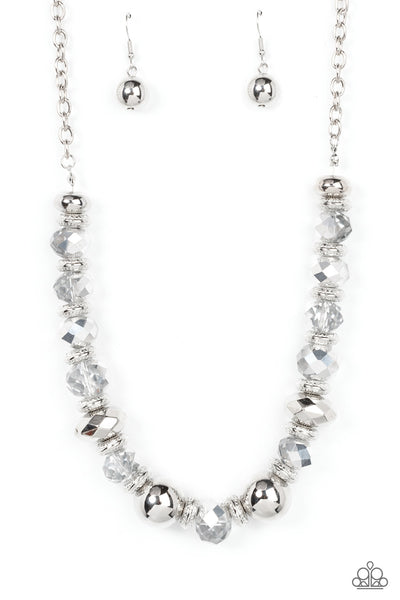 Interstellar Influencer - Silver Paparazzi Necklace