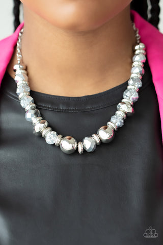 Interstellar Influencer - Silver Paparazzi Necklace