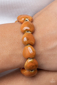 GLAZE a Trail - Orange Paparazzi Bracelet