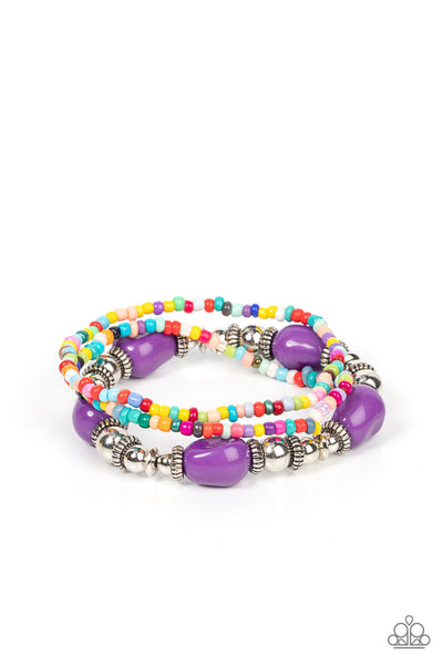 Confidently Crafty - Purple Paparazzi Bracelets