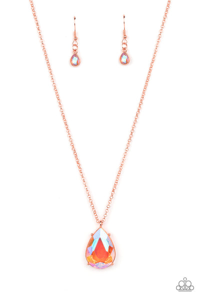 Illustrious Icon - Copper Paparazzi Necklace