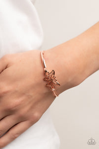 Did I FLUTTER? - Copper Paparazzi Bracelet