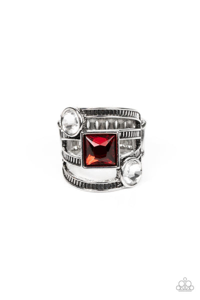 Galactic Governess - Red Paparazzi Ring