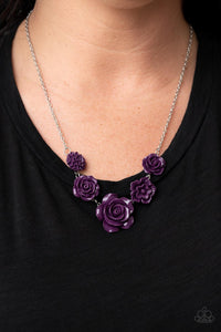 PRIMROSE and Pretty - Purple Paparazzi Necklace