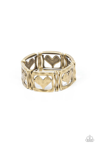 Legendary Lovers - Brass Paparazzi Bracelet