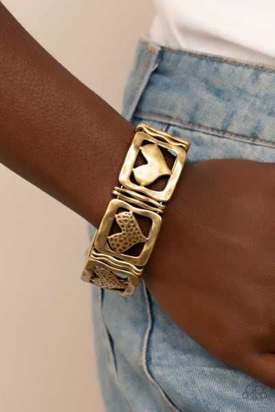 Legendary Lovers - Brass Paparazzi Bracelet