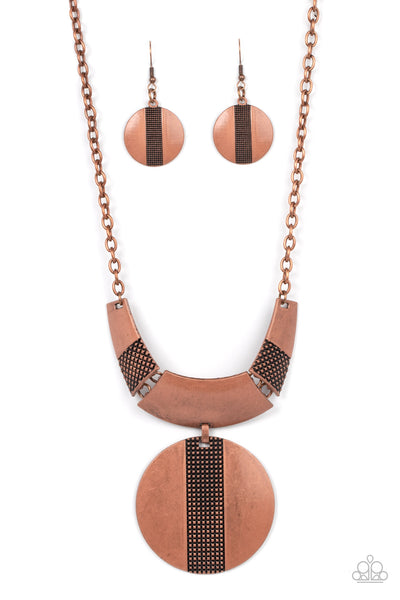 Metallic Enchantress - Copper Paparazzi Necklace