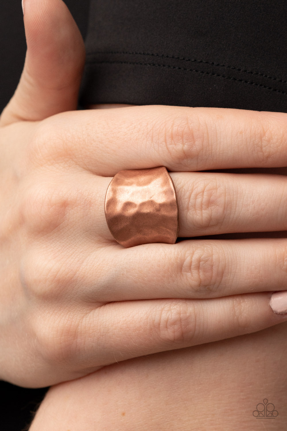 Hammer Down - Copper Paparazzi Ring