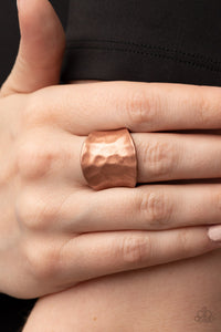 Hammer Down - Copper Paparazzi Ring