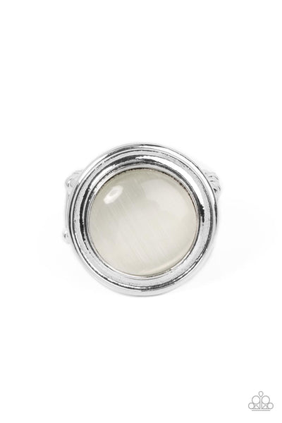 Laguna Luminosity - White Paparazzi Ring