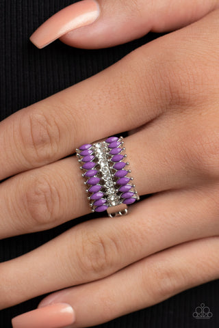 Cinematic Couture - Purple Paparazzi Ring