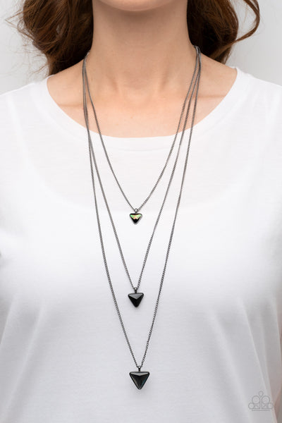 Follow the LUSTER - Black Paparazzi Necklace