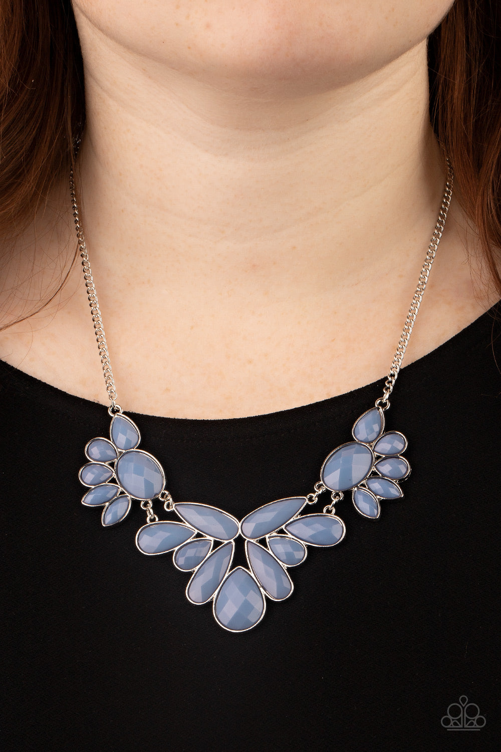 A Passing FAN-cy - Blue Paparazzi Necklace