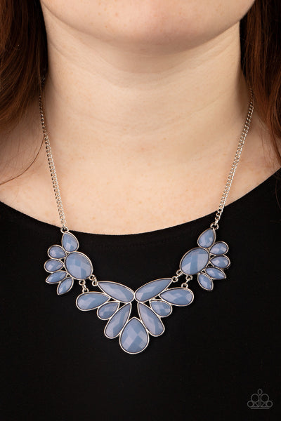 A Passing FAN-cy - Blue Paparazzi Necklace