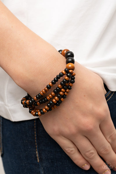 Oceania Oasis - Black Paparazzi Bracelet