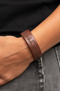 Haute Heartbeat - Brown Paparazzi Bracelet