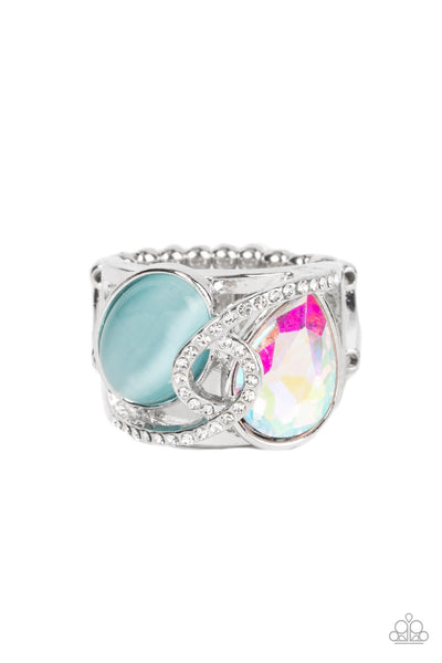 SELFIE-Indulgence - Blue Paparazzi Ring