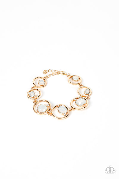 Date Night Drama - Gold Paparazzi Bracelet