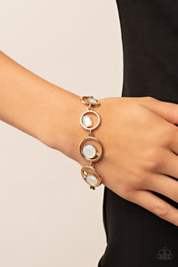 Date Night Drama - Gold Paparazzi Bracelet