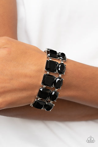 Dont Forget Your Toga - Black Paparazzi Bracelet