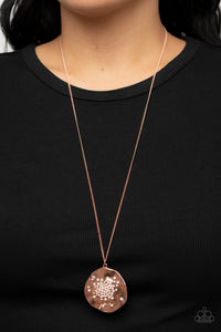 Boom and COMBUST - Copper Paparazzi Necklace