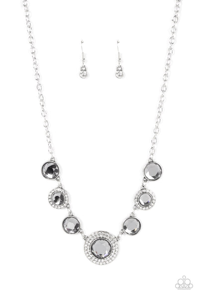 Extravagant Extravaganza - Silver Paparazzi Necklace