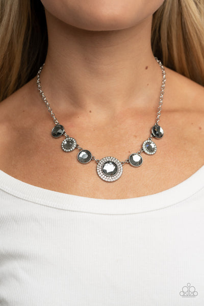 Extravagant Extravaganza - Silver Paparazzi Necklace