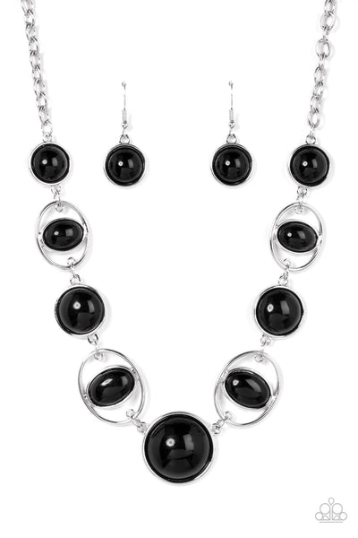 Eye of the BEAD-holder - Black Paparazzi Necklace