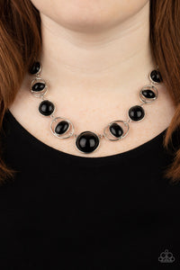 Eye of the BEAD-holder - Black Paparazzi Necklace