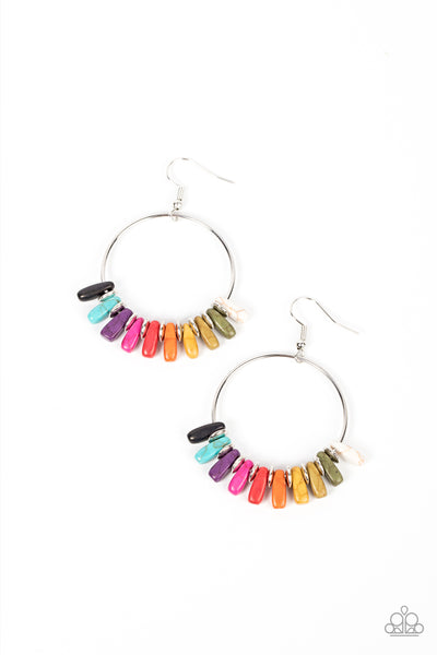 Earthy Ensemble - Multi Paparazzi Earrings