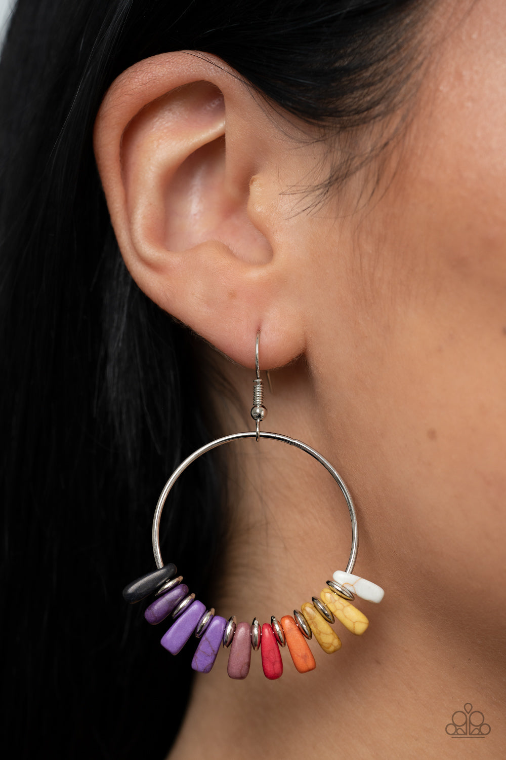 Earthy Ensemble - Multi Paparazzi Earrings