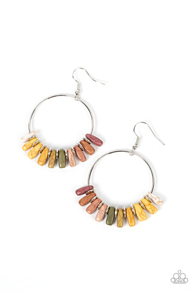 Earthy Ensemble - Multi Paparazzi Earrings