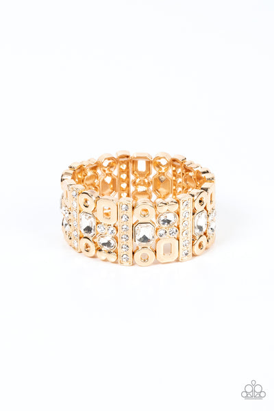 Dynamically Diverse - Gold Paparazzi Bracelet