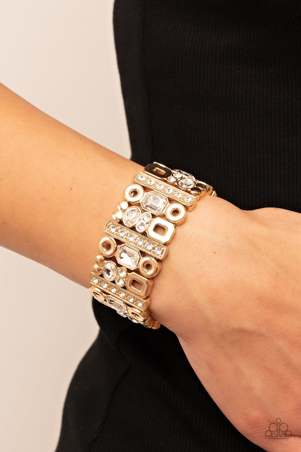 Dynamically Diverse - Gold Paparazzi Bracelet