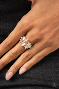 Luxury Luster - Orange Paparazzi Ring