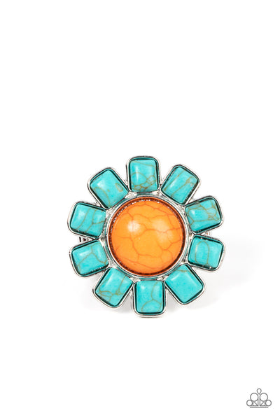 Mojave Marigold - Orange Paparazzi Ring