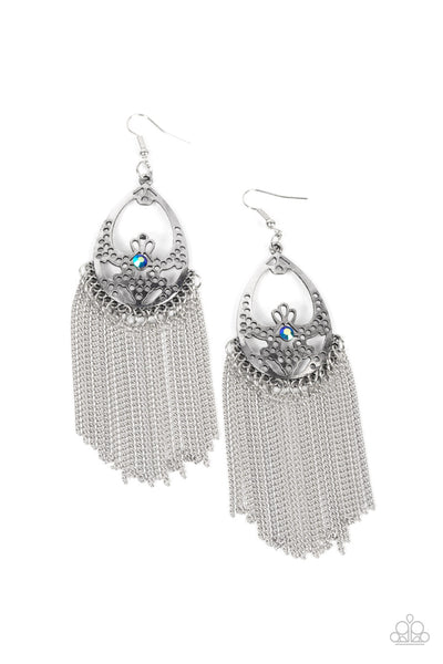 Castle Cottage - Blue Paparazzi Earrings