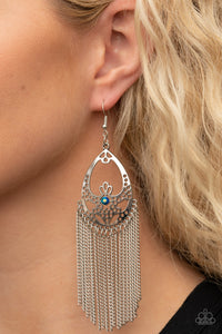 Castle Cottage - Blue Paparazzi Earrings