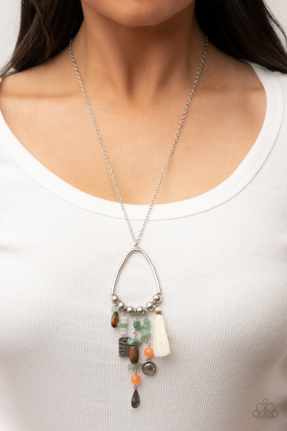 Listen to Your Soul - Green Paparazzi Necklace