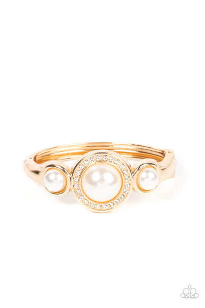 Debutante Daydream - Gold Paparazzi Bracelet