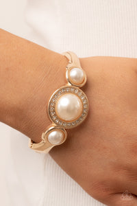 Debutante Daydream - Gold Paparazzi Bracelet