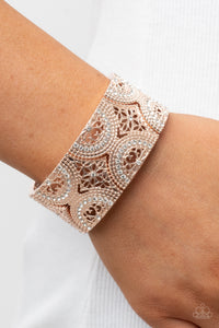 Wheeling and Dealing Paparazzi Rose Gold Bracelet