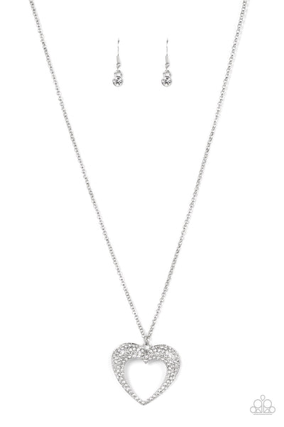 Cupid Charisma - White Paparazzi Necklace