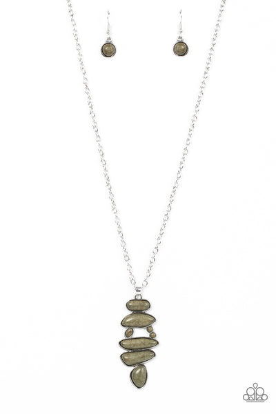 Mojave Mountaineer Green Paparazzi Necklace