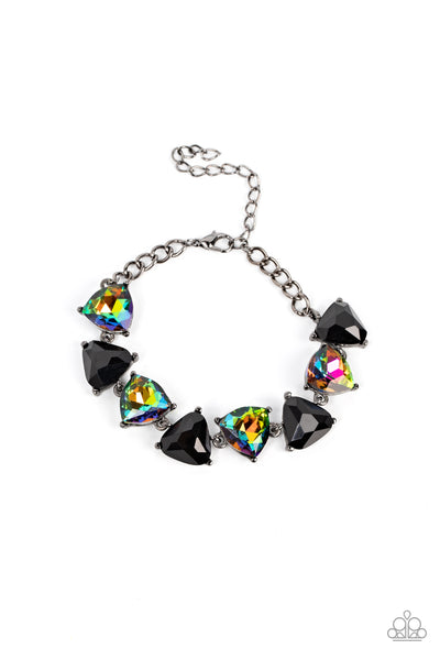 Pumped up Prisms - Multi Paparazzi Bracelet