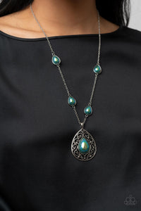 Magical Masquerade - Green Paparazzi Necklace