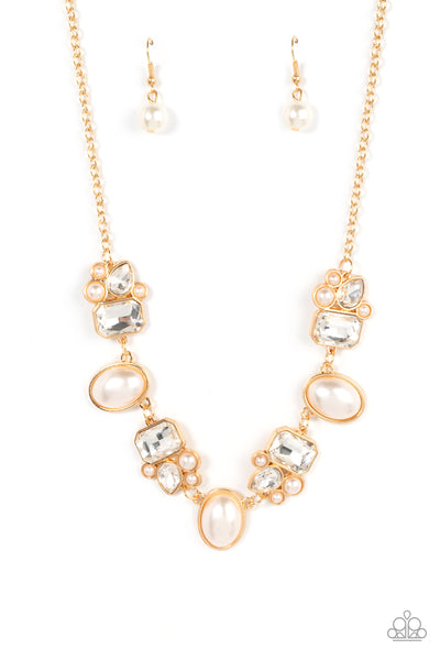 Sensational Showstopper - Gold Paparazzi Necklace